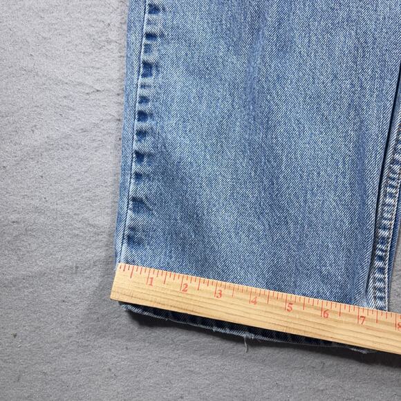 Levi’s 550 Jeans Men 38x32 Relaxed Fit Light Wash Made in USA Denim‎ Tag 40x32 - Picture 5 of 13